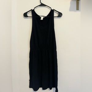 H&M Basics Black Tank Top Dress